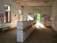 Graffitis in der Kaserne